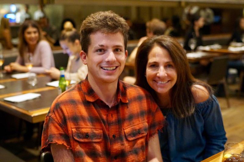 Charlie Puth with his mom Charlie Puth with his mom
