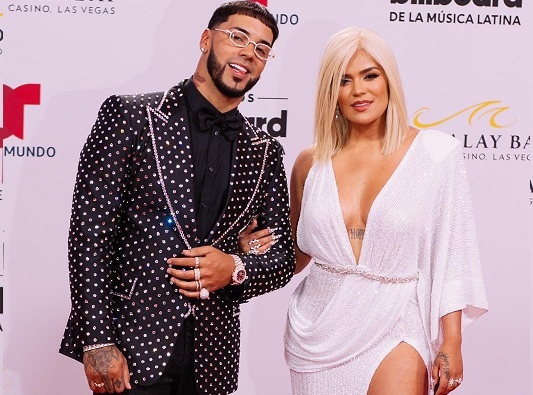 Anuel AA with Karol G Anuel AA with Karol G