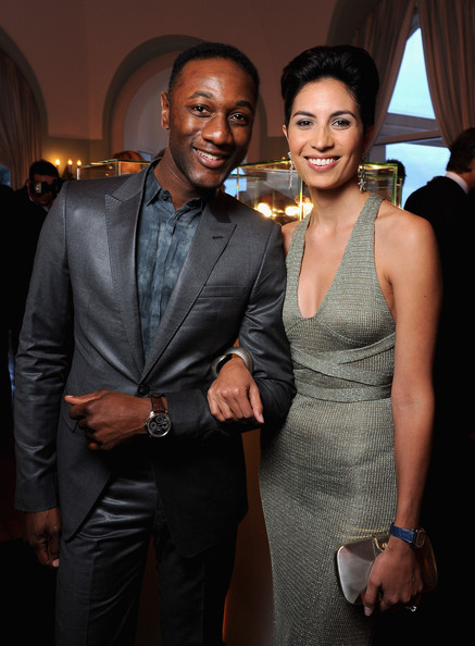 Aloe Blacc with his wife