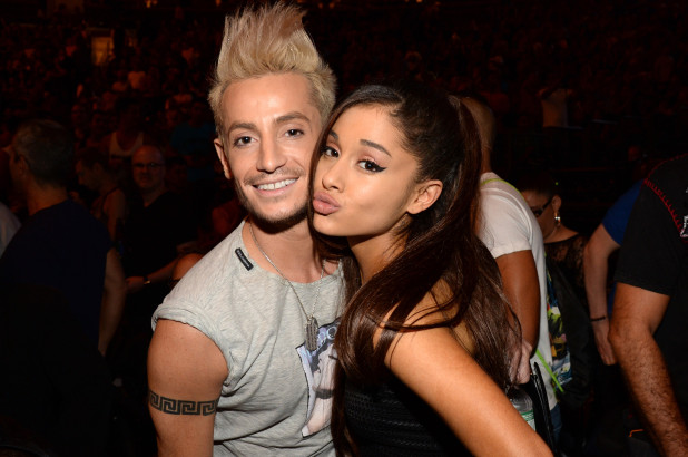 Ariana Grande with her brother Frankie Grande Ariana Grande with her brother Frankie Grande