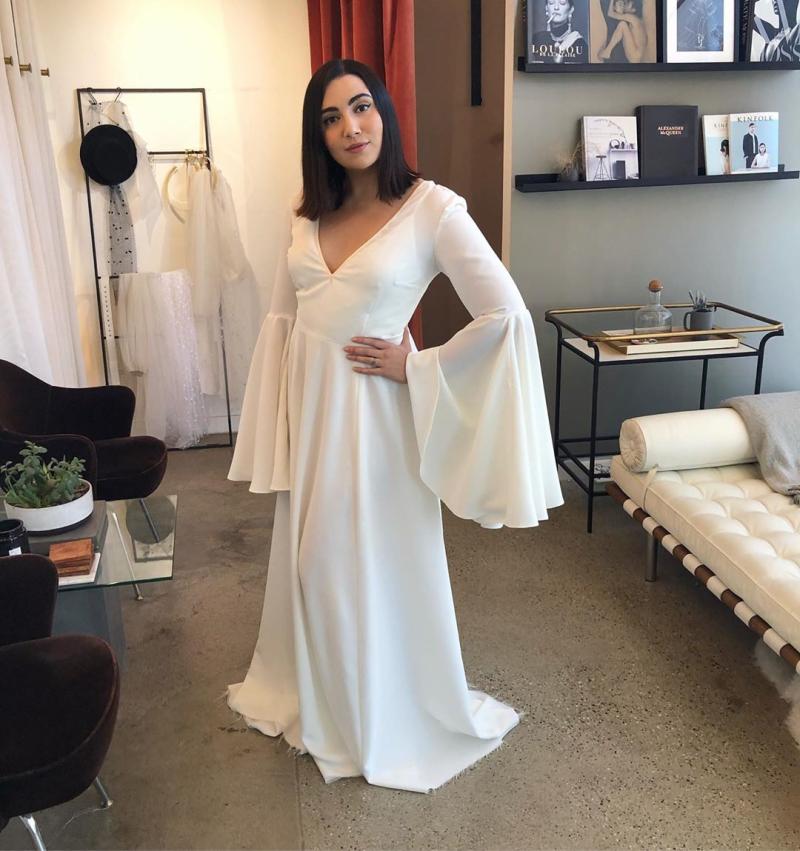 safiya nygaard wedding dress