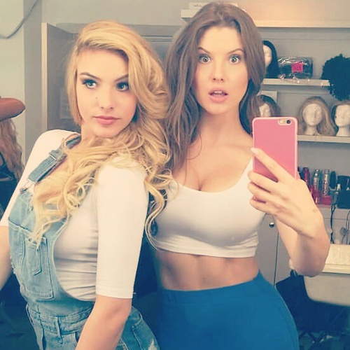 Lele Pons and Amanda Cerny Lele Pons and Amanda Cerny