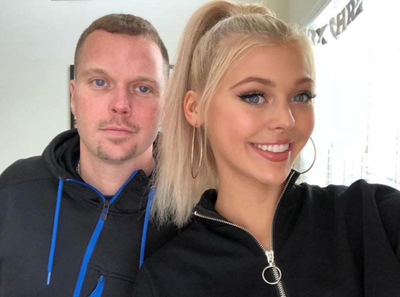 Loren Gray with her dad Loren Gray with her dad