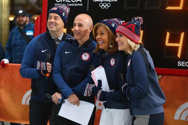 Matt Lauer with colleagues Matt Lauer with colleagues