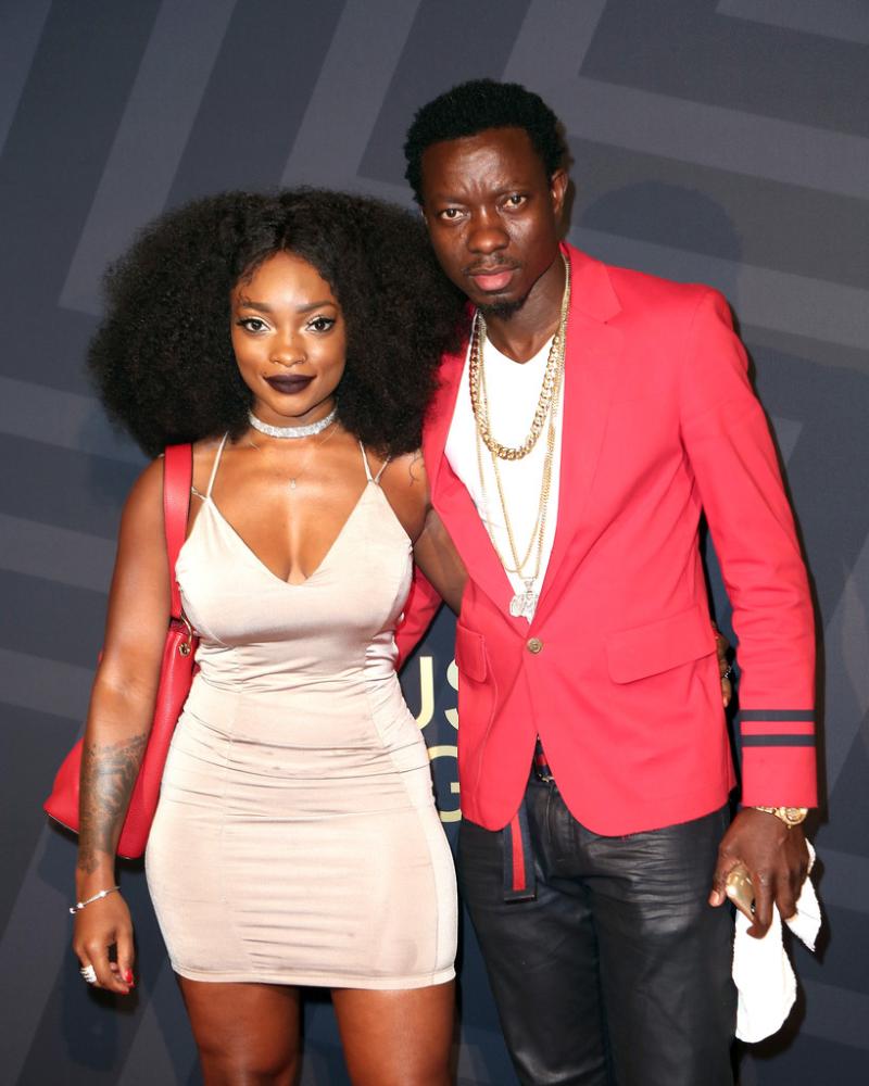 Michael Blackson e Geórgia Reinado