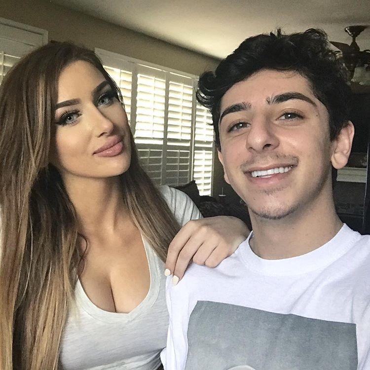 Molly Eskam with FaZe Rug.