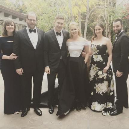 Amy Schumer with boyfriend Ben Hanisch, brother Jason Stein and sister Kim Caramele Amy Schumer with boyfriend Ben Hanisch, brother Jason Stein and sister Kim Caramele
