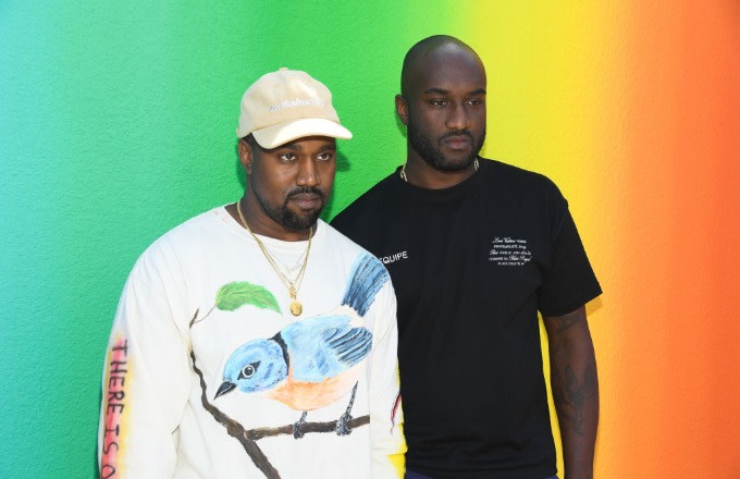 Virgil Abloh with Kanye West Virgil Abloh with Kanye West