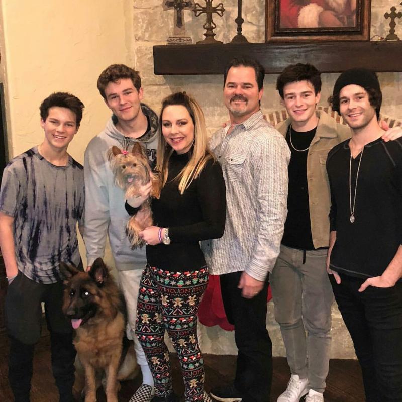 Hayden Summerall with his family Hayden Summerall with his family
