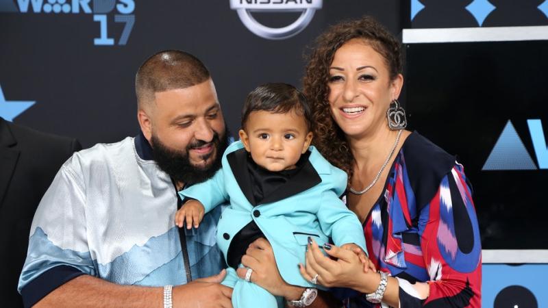 Dj Khaled with his wife and son Dj Khaled with his wife and son