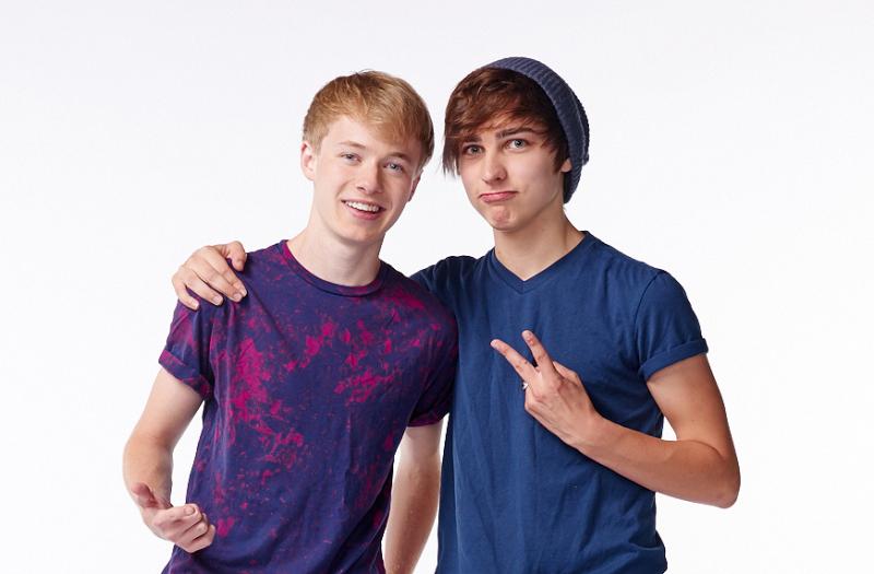 Sam Golbach with Colby Brock Sam Golbach with Colby Brock