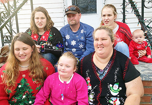 Alana Thompson avec sa famille