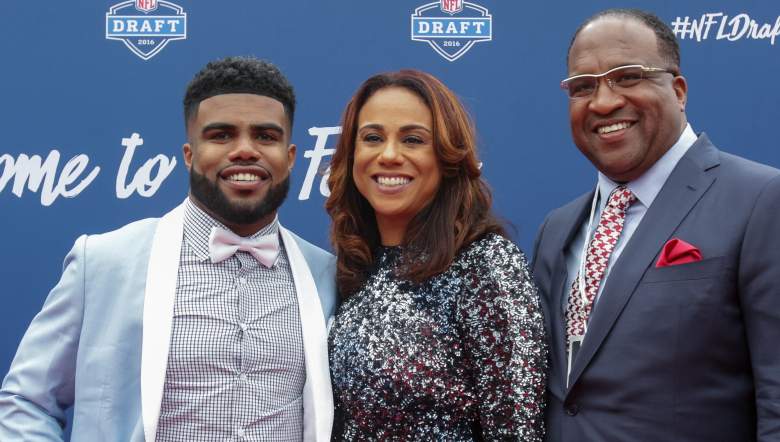 Ezekiel Elliott with his parents Ezekiel Elliott with his parents