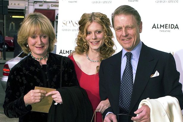 Emilia Fox with her parents Emilia Fox with her parents