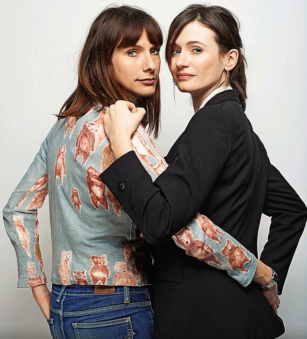 Emily Mortimer with her friend Dolly Wells Emily Mortimer with her friend Dolly Wells