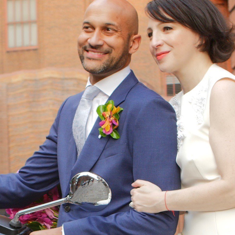 Keegan-Michael Key with Elisa Pugliese Keegan-Michael Key with Elisa Pugliese