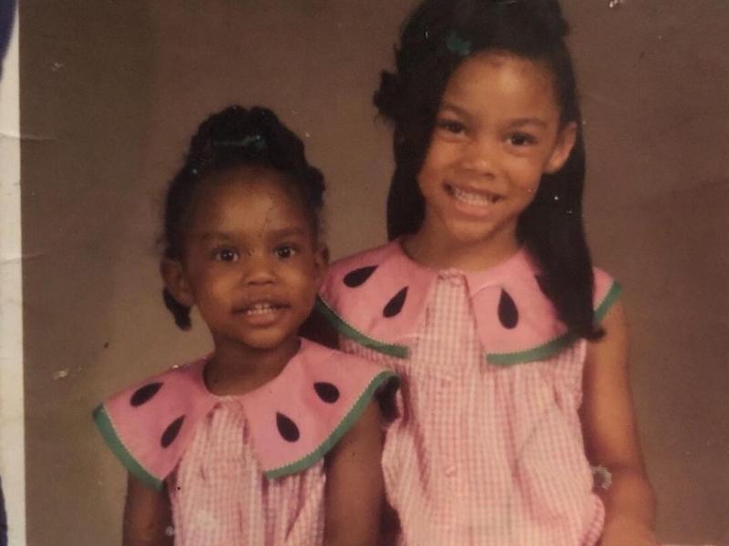 Young Summerella and her sister Young Summerella and her sister