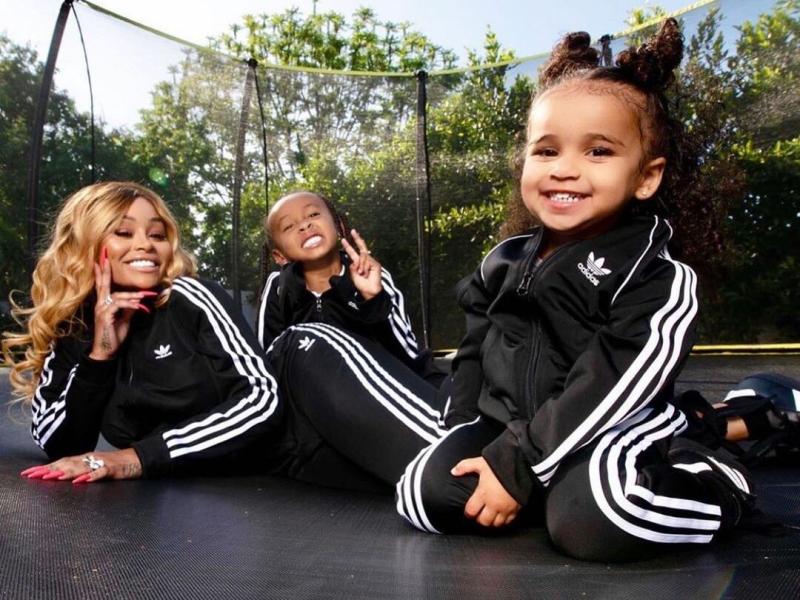 King Cairo Stevenson with Blac Chyna and Dream Kardashian King Cairo Stevenson with Blac Chyna and Dream Kardashian