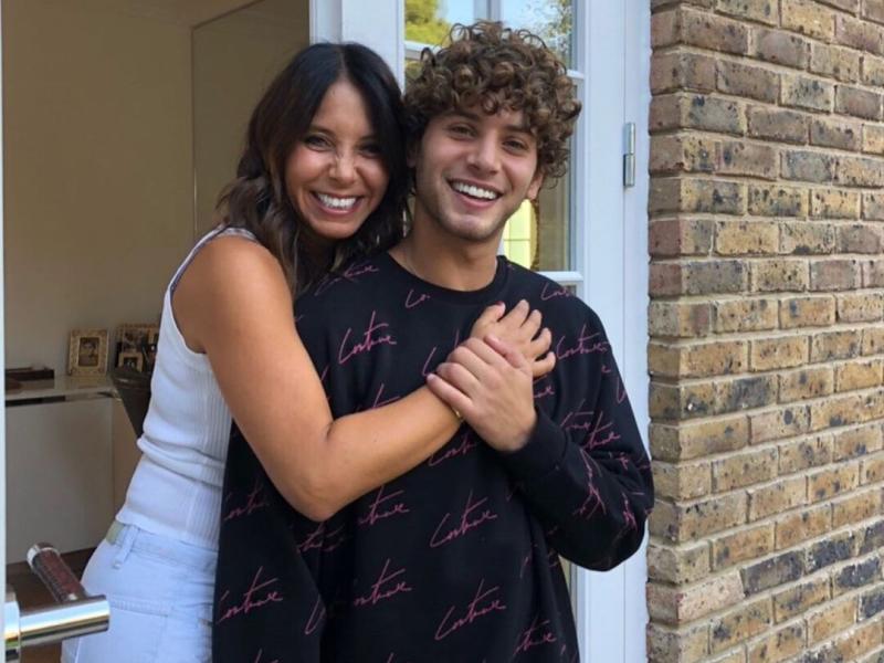 Eyal Booker with his mother Eyal Booker with his mother