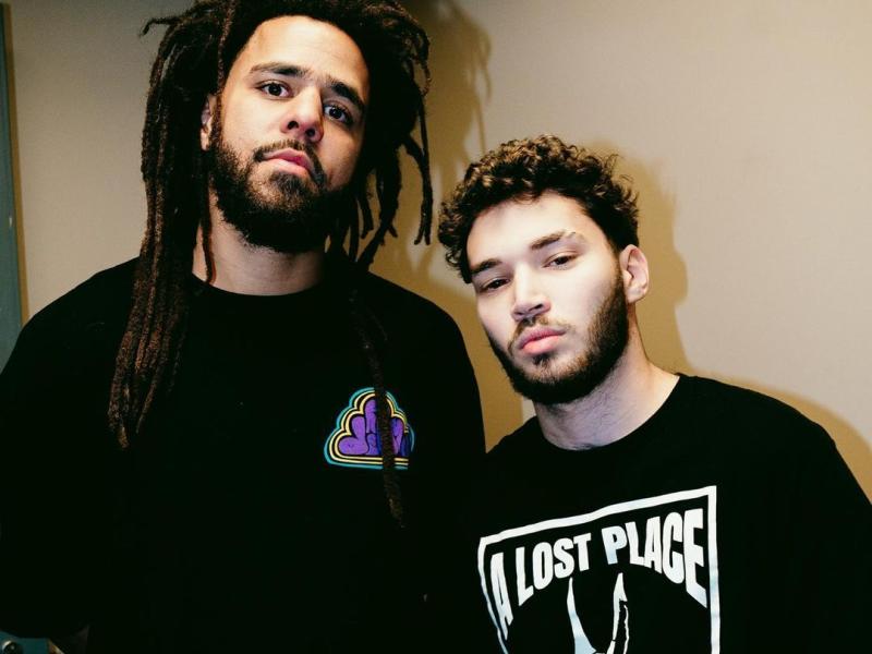 Adin Ross with J. Cole Adin Ross with J. Cole