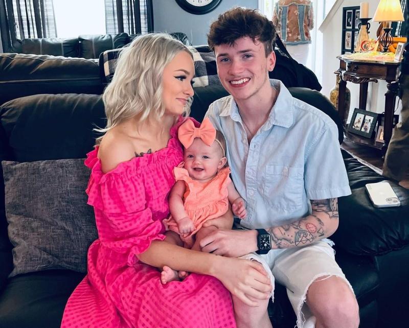 Zoe LaVerne with Dawson Day and their daughter Zoe LaVerne with Dawson Day and their daughter