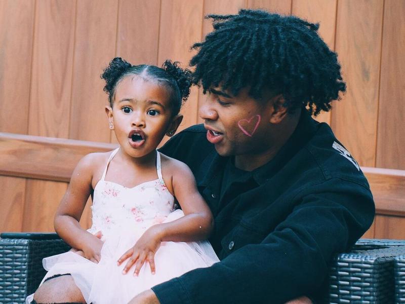 Prettyboyfredo with his daughter Ava Prettyboyfredo with his daughter Ava