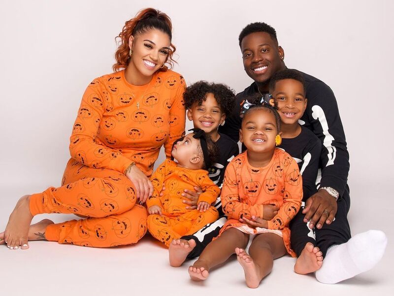 Biannca and Damien Prince with children Biannca and Damien Prince with children