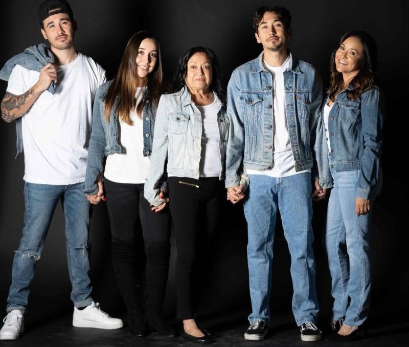 Brennen Taylor with his family Brennen Taylor with his family