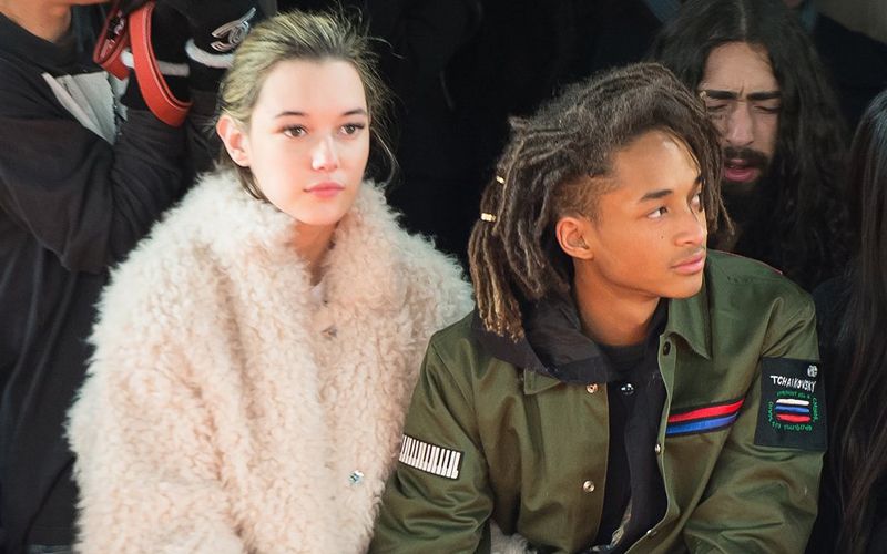 Sarah Snyder with Jaden Smith Sarah Snyder with Jaden Smith