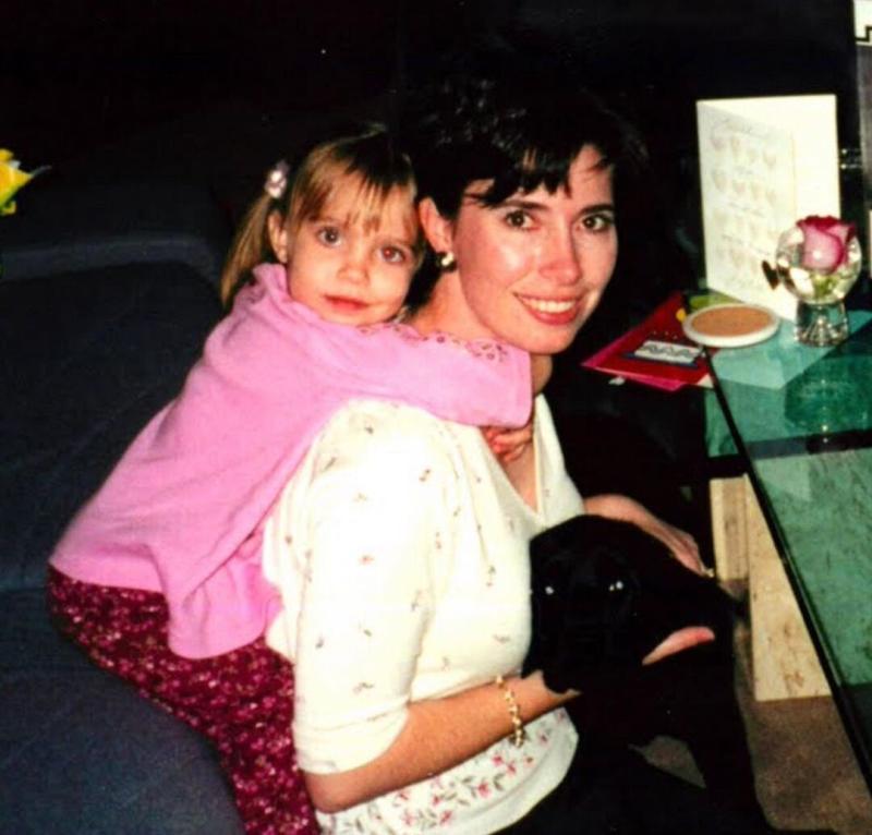 Young Lexi Hensler with her mother Young Lexi Hensler with her mother