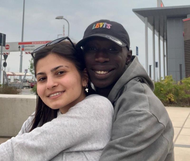 Khaby Lame with Zaira Nucci Khaby Lame with Zaira Nucci