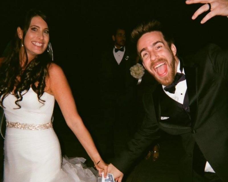 Jon Sandman with his wife Jon Sandman with his wife