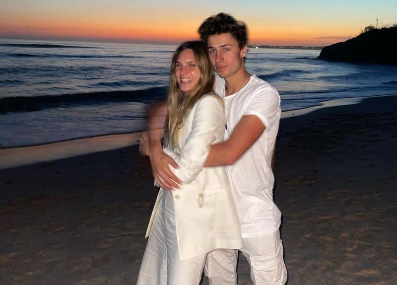 Juanpa Zurita with Macarena Achaga Juanpa Zurita with Macarena Achaga