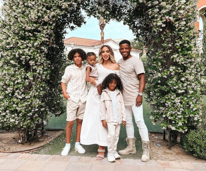Marco Hall with his family Marco Hall with his family