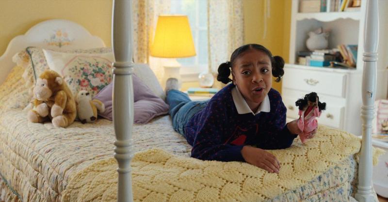 Priah Ferguson in the series Stranger Things Priah Ferguson in the series Stranger Things