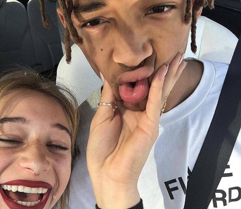 Odessa Adlon with Jaden Smith Odessa Adlon with Jaden Smith