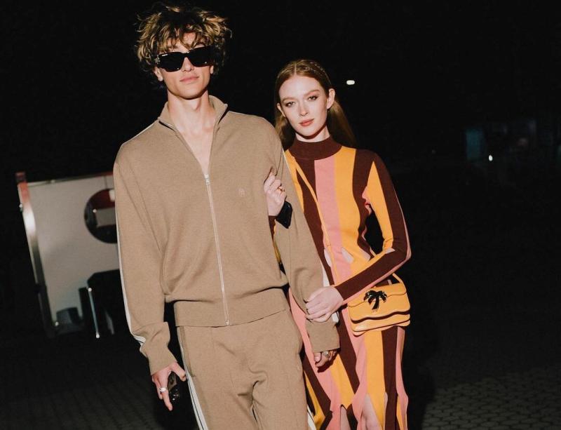 Gavin Casalegno with Larsen Thompson Gavin Casalegno with Larsen Thompson