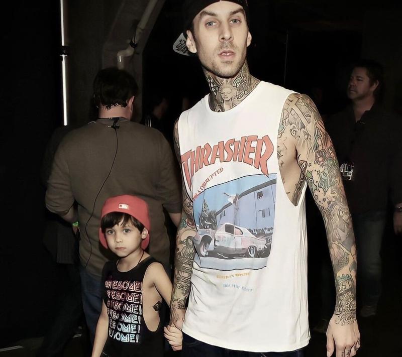 Young Landon Barker with his father Landon Barker Young Landon Barker with his father Landon Barker