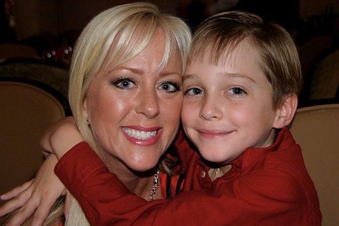 Young Michael Campion with his mother Young Michael Campion with his mother