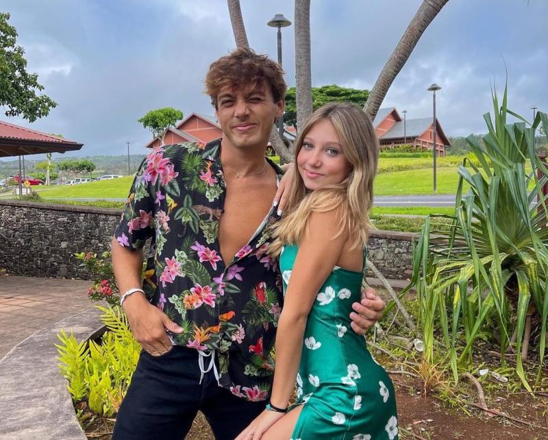 Nicolette Durazzo with her brother Nicolette Durazzo with her brother