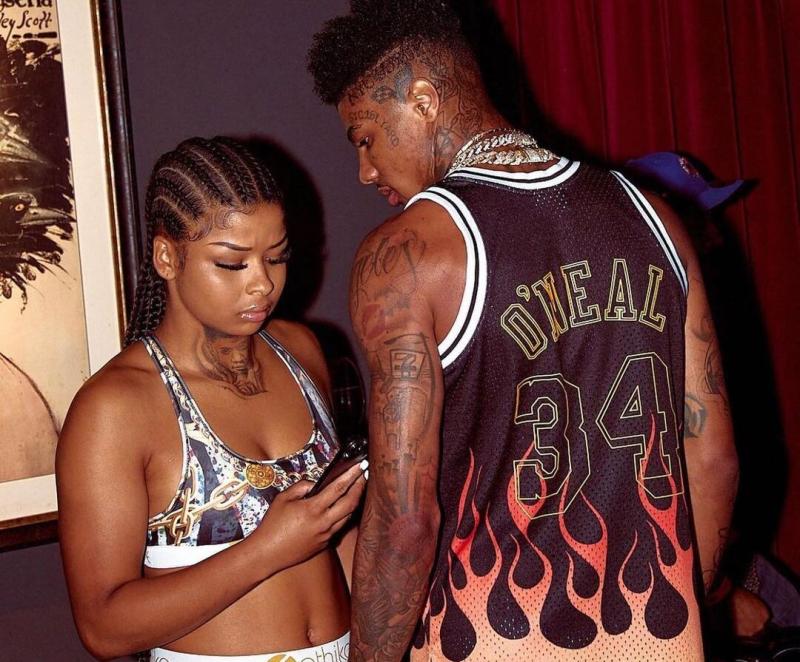 Chrisean Malone with Blueface Chrisean Malone with Blueface