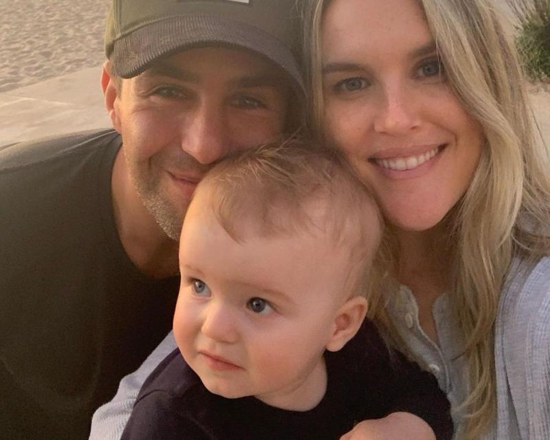 Josh Peck and Paige O'Brien with their son Josh Peck and Paige O'Brien with their son