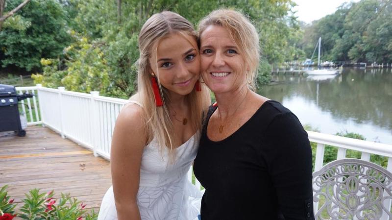 Katie Donnelly with her mother Katie Donnelly with her mother