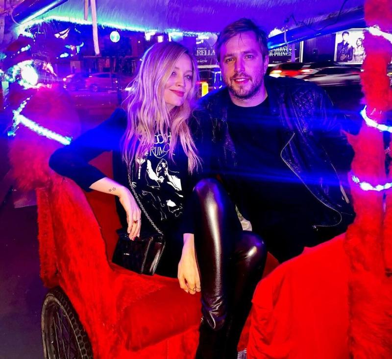 Laura Whitmore with Iain Stirling Laura Whitmore with Iain Stirling