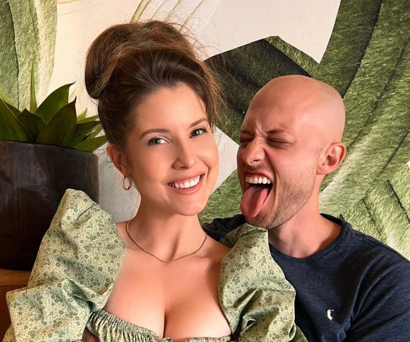 Johannes Bartl with Amanda Cerny Johannes Bartl with Amanda Cerny