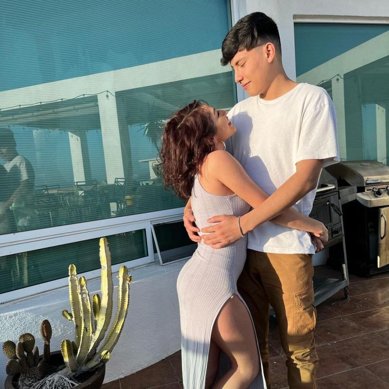 Areana Lopez with her boyfriend Areana Lopez with her boyfriend