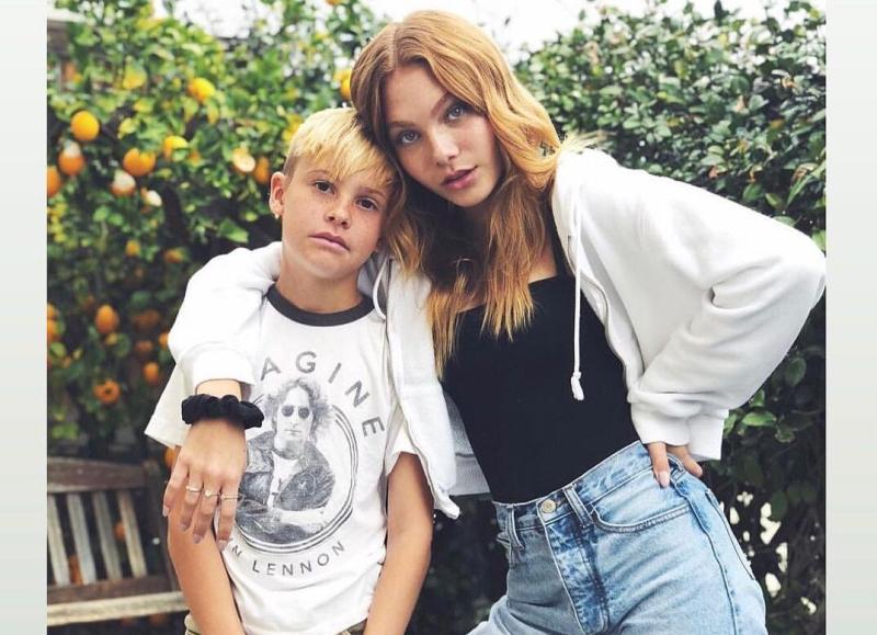 Nadia Turner with her brother Nadia Turner with her brother