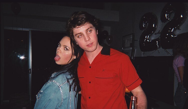 Lukas Gage with Claudia Sulewski Lukas Gage with Claudia Sulewski