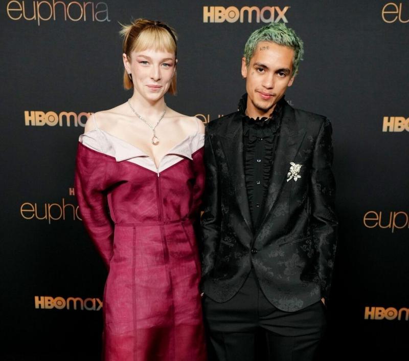 Dominic Fike with Hunter Schafer Dominic Fike with Hunter Schafer