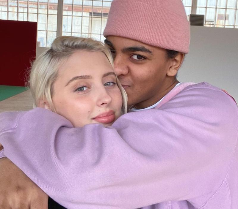 Hanna Larsson with her boyfriend Hanna Larsson with her boyfriend
